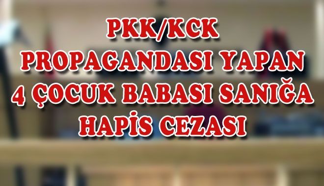 PKK/KCK PROPAGANDASI YAPAN