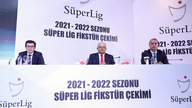 SÜPER LİG’DE 2021-2022 FİKSTÜRÜ BELLİ OLDU