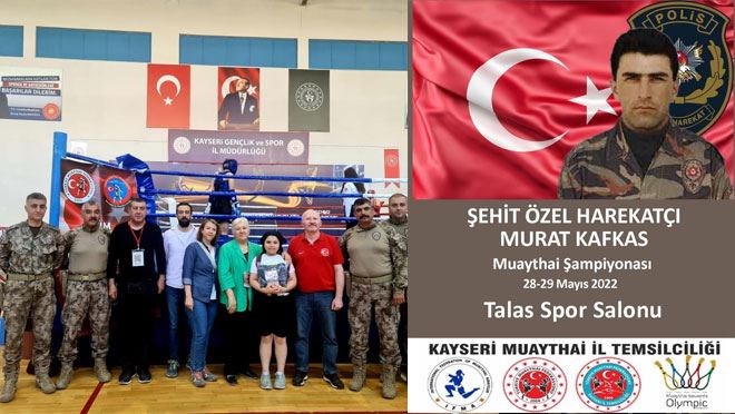 Şehit Özel Harekatçı Murat Kafkas Muaythai Şampiyonası sona erdi