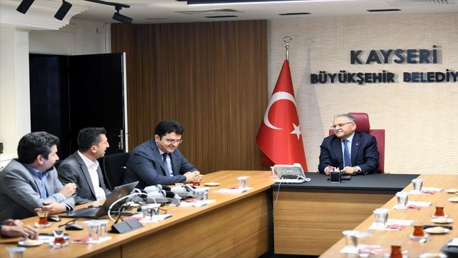 Büyükkılıç’dan Türk Telekom bölge heyeti ile istişare toplantısı