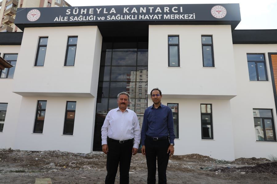 Başkan Palancıoğlu, yapımı devam eden sağlık merkezlerini inceledi