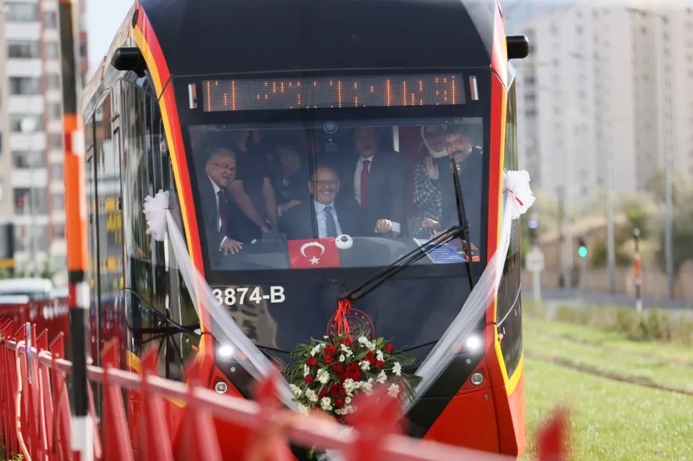 Yeni tramvay hattı ile raylı sistem uzunluğu 46 kilometreye ulaştı