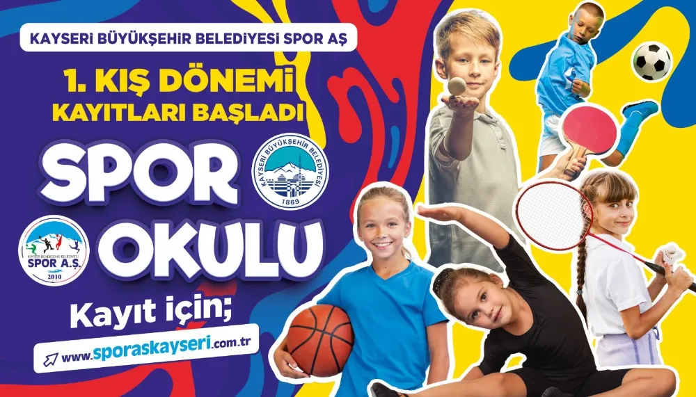 Büyükşehir Spor A.Ş. 1’inci Kış Dönemi Spor Okulları kayıtlarını başlattı
