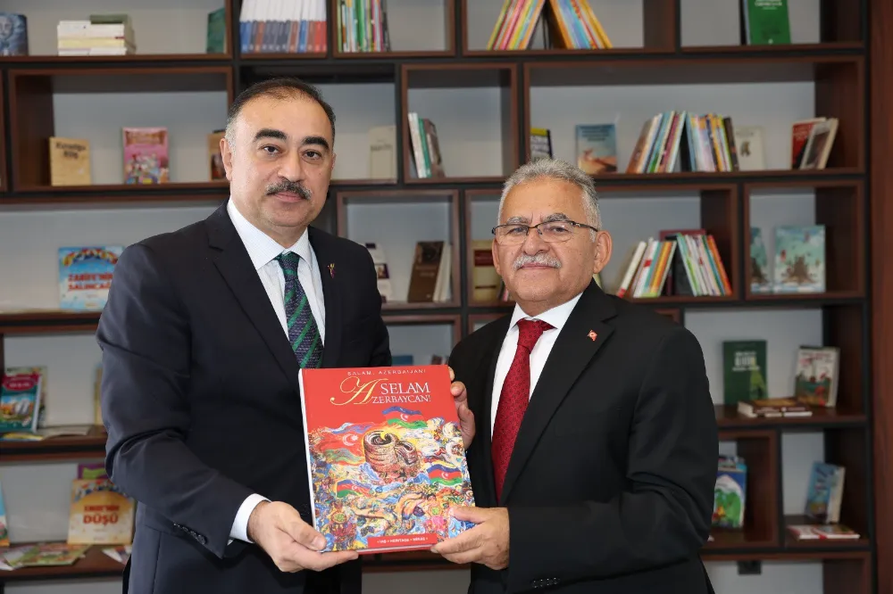 Başkan Büyükkılıç, Azerbaycan Büyükelçisi Mammadov ile bir araya geldi