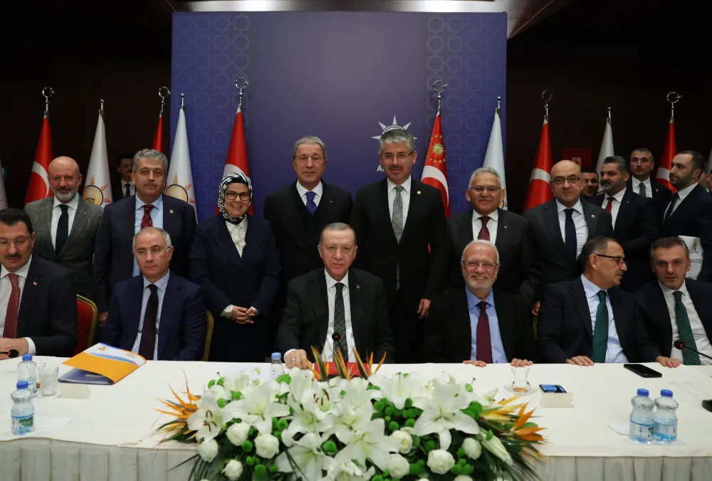 Kayseri Teşkilatı Cumhurbaşkanı Erdoğan ile buluştu
