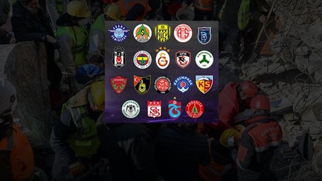 Süper Lig kulüplerinden  deprem bölgesine dev yardım