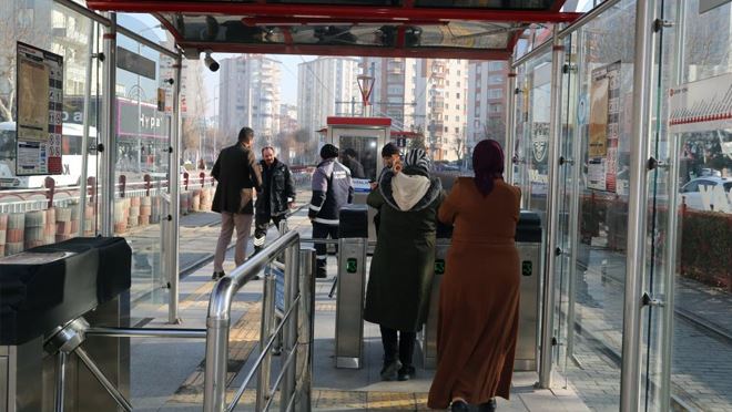 Kayseri’de Tramvay seferleri ücretsiz