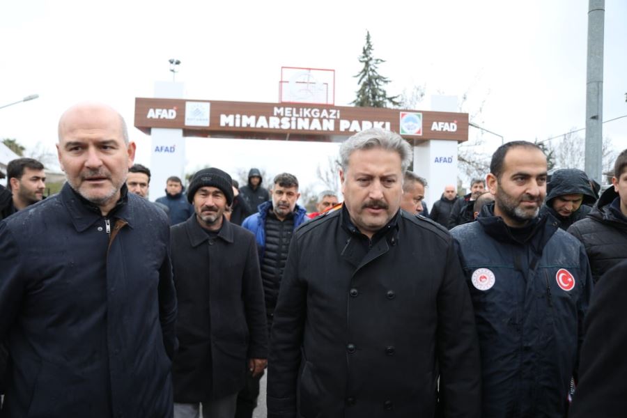 Başkan Palancıoğlu, Bakan Soylu ile Çarşıda İnceleme Yaptı