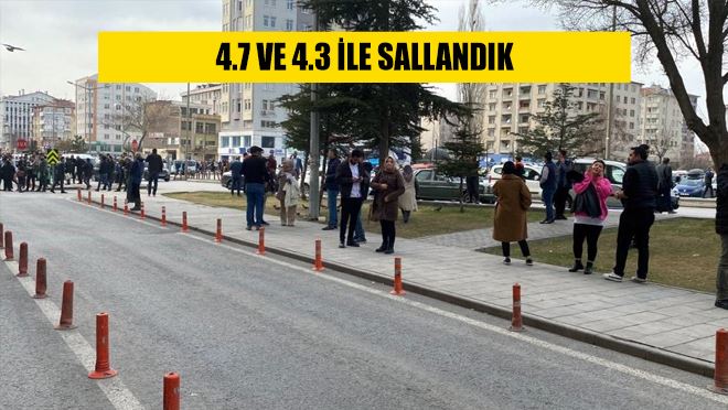 İncesu – Saraycık merkezli depremler Kayserilileri sokağa döktü 