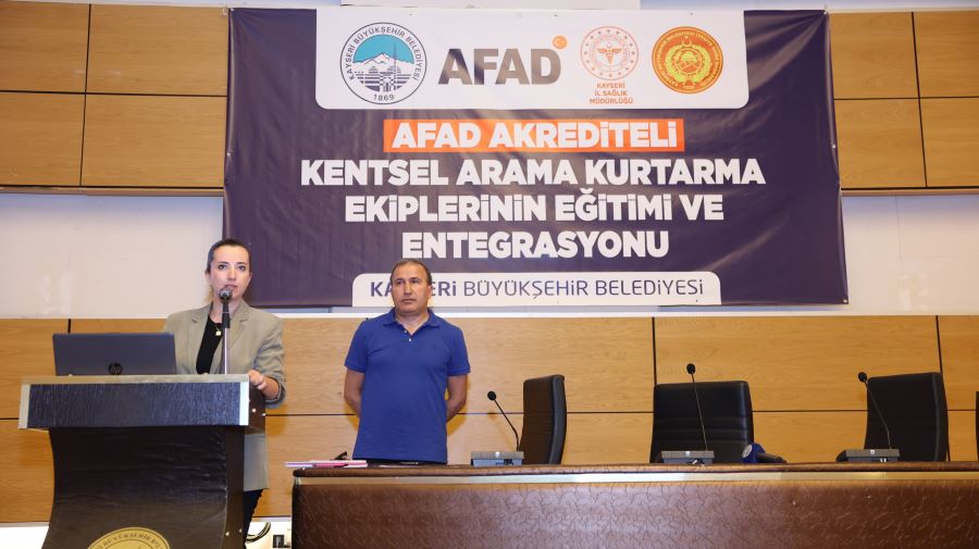AFAD akrediteli kentsel arama kurtarma ekipleri kuruyor