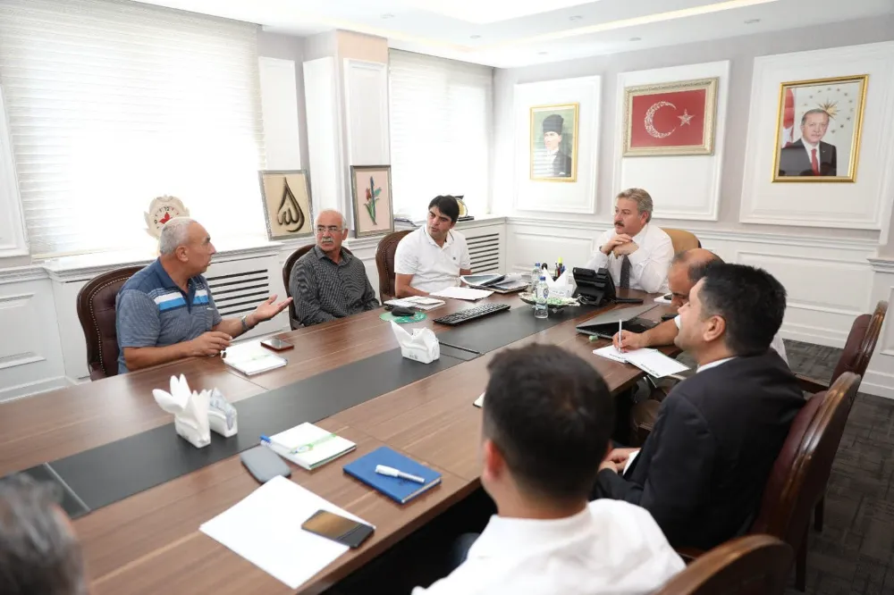 Başkan Palancıoğlu, Mahalle Muhtarları ile doğalgaz Toplantısı Yaptı