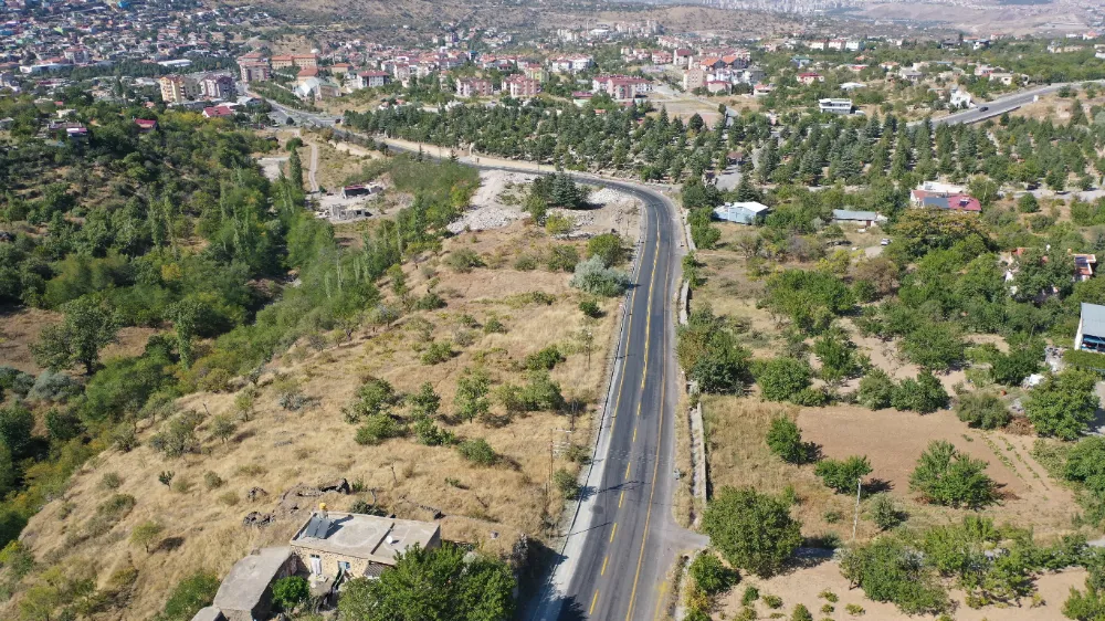 500 milyonluk Erciyes Yolu’nda çalışmalar sürüyor