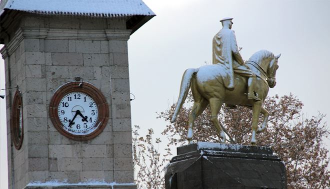 KAYSERİ´DE DONDURAN SOĞUKLAR BAŞLADI