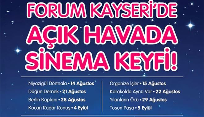FORUM KAYSERİ´DE 