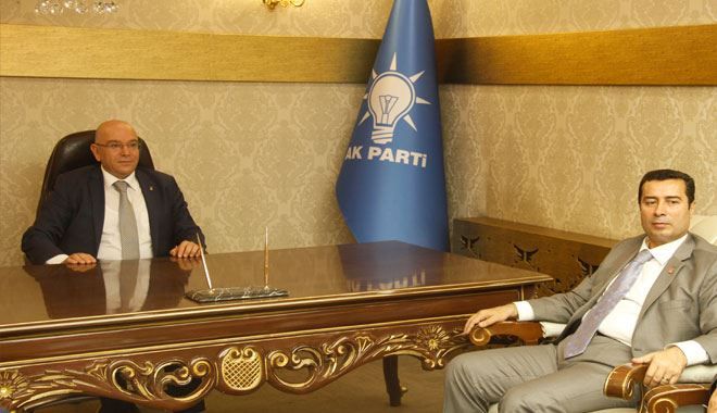CHP İL YÖNETİMİ  AK  PARTİ İL BAŞKANI´NI  ZİYARET ETTİ.