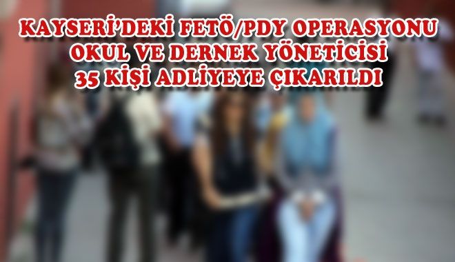 KAYSERİ´DEKİ FETÖ/PDY OPERASYONU