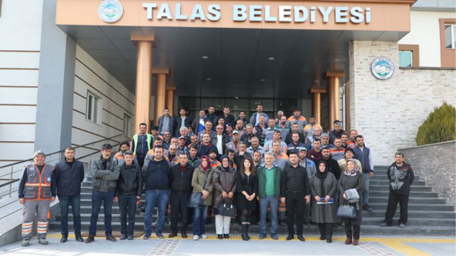 TALAS İŞ GÜVENLİĞİNE ÖNEM VERİYOR