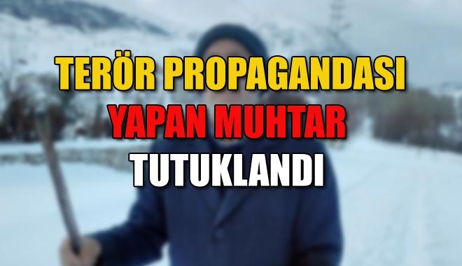 TERÖR PROPAGANDASI YAPAN