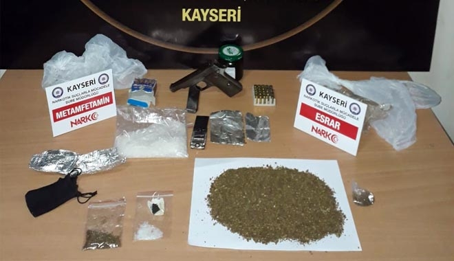 KAYSERİ´DE UYUŞTURUCU OPERASYONU: 12 GÖZALTI