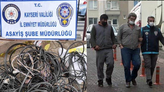 HIRSIZLAR SUÇÜSTÜ YAKALANDI