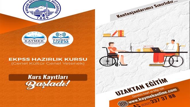 Kaymek’ten ücretsiz EKPSS kursu hizmeti