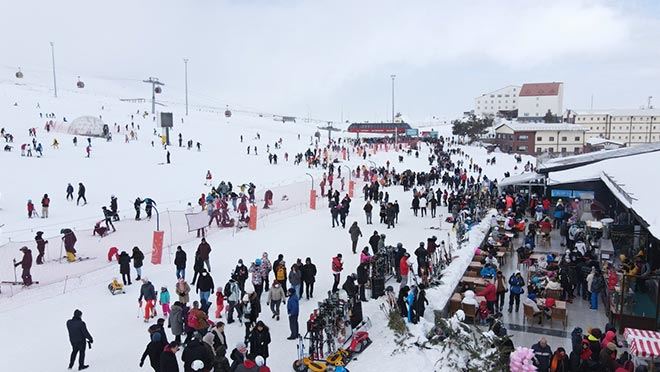 Erciyes Sömestirde 350 bin misafir ağırladı