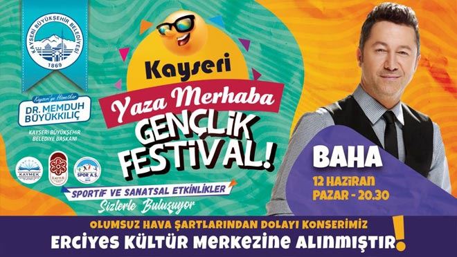 Gençlik festivali konserleri EKM’ne alındı