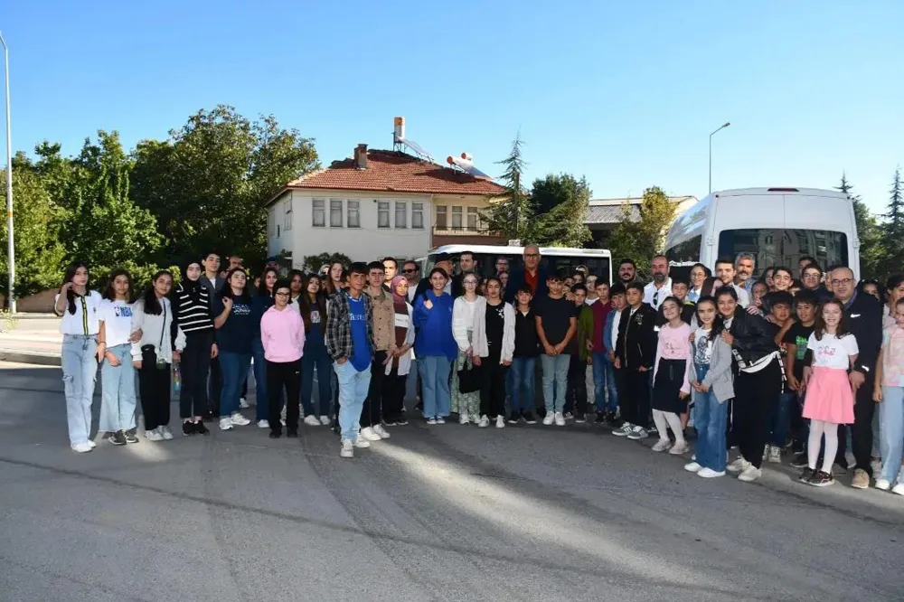 Sorgunlu öğrenciler Kayseri Bilim Merkezi