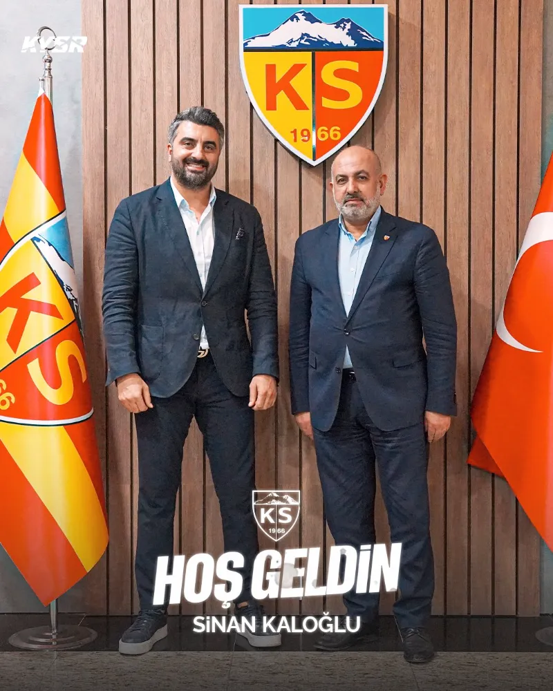 Son dakika - Kayserispor, teknik direktör Sinan Kaloğlu ile anlaştı