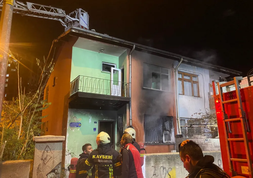 Müstakil evde yangın çıktı!