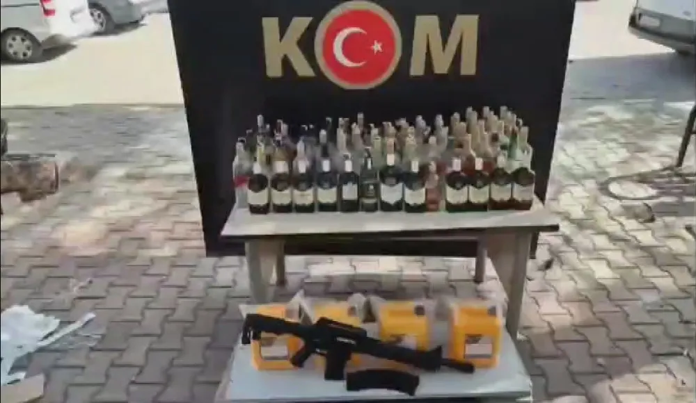 Alkol kaçakçılarını boş şişeler ele verdi