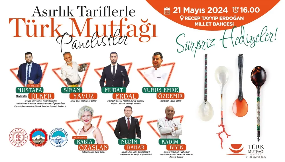 Asırlık Tariflerle Türk Mutfağı’ paneli