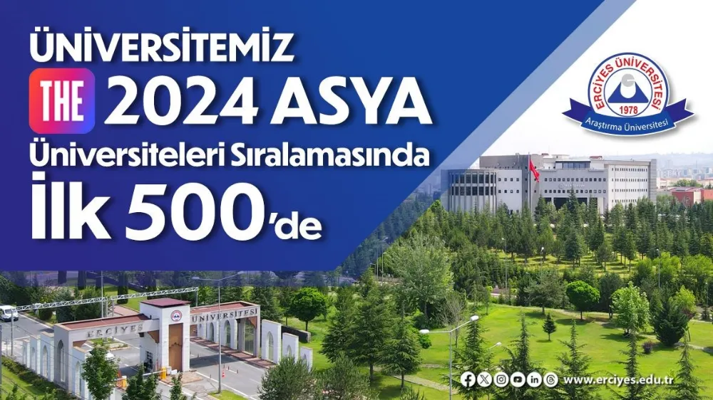 ERÜ,  Üniversiteleri sıralamasında ilk 500’de