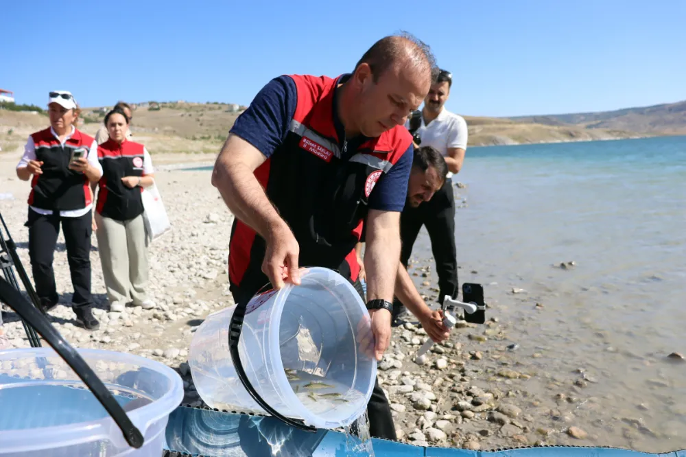 Kayseri’de 1.5 milyon balık suya bırakıldı