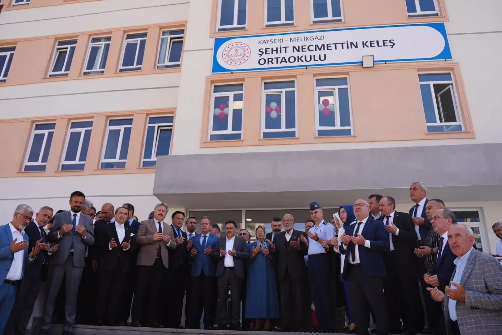 Terör şehidinin ismi yeni açılan ortaokula verildi