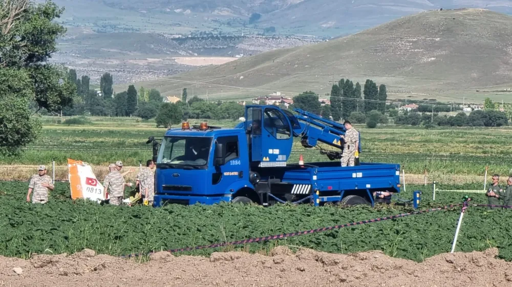 Düşen uçak bakımdan yeni çıkmış