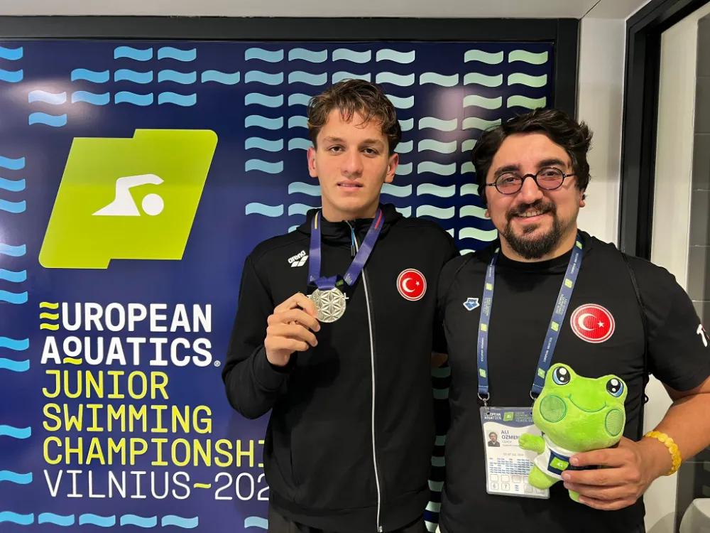 Ahmet Burak Işık, yüzme şampiyonasında Avrupa ikincisi oldu