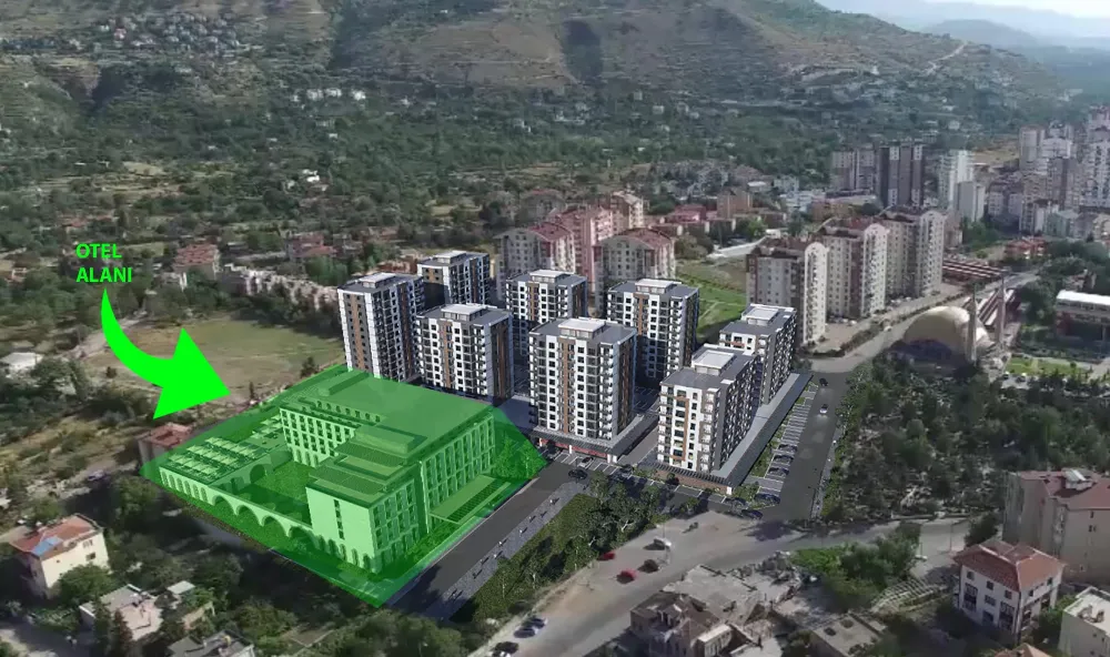 Talas’ta otel, sağlık tesisi ve ticari alanlar için geri sayım