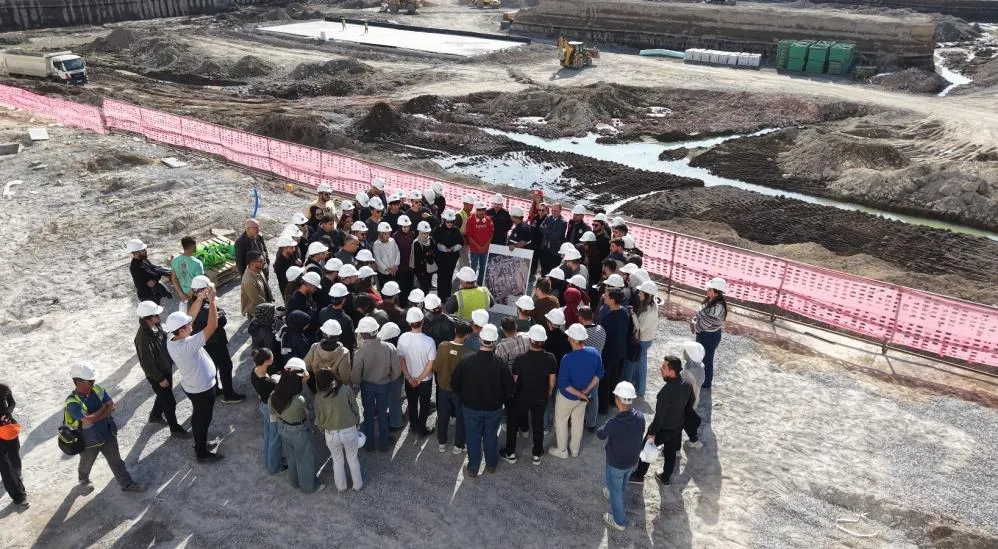 Büyükşehir, şantiyelerinin kapılarını üniversite öğrencilerine açtı