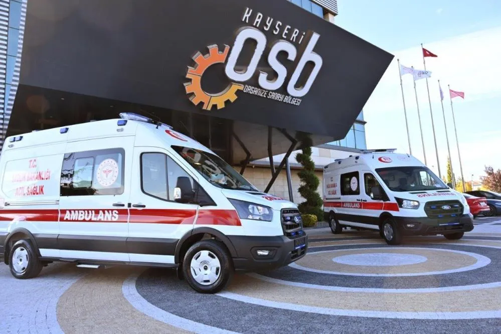 Kayseri OSB, 2 ambulansı filosuna kattı