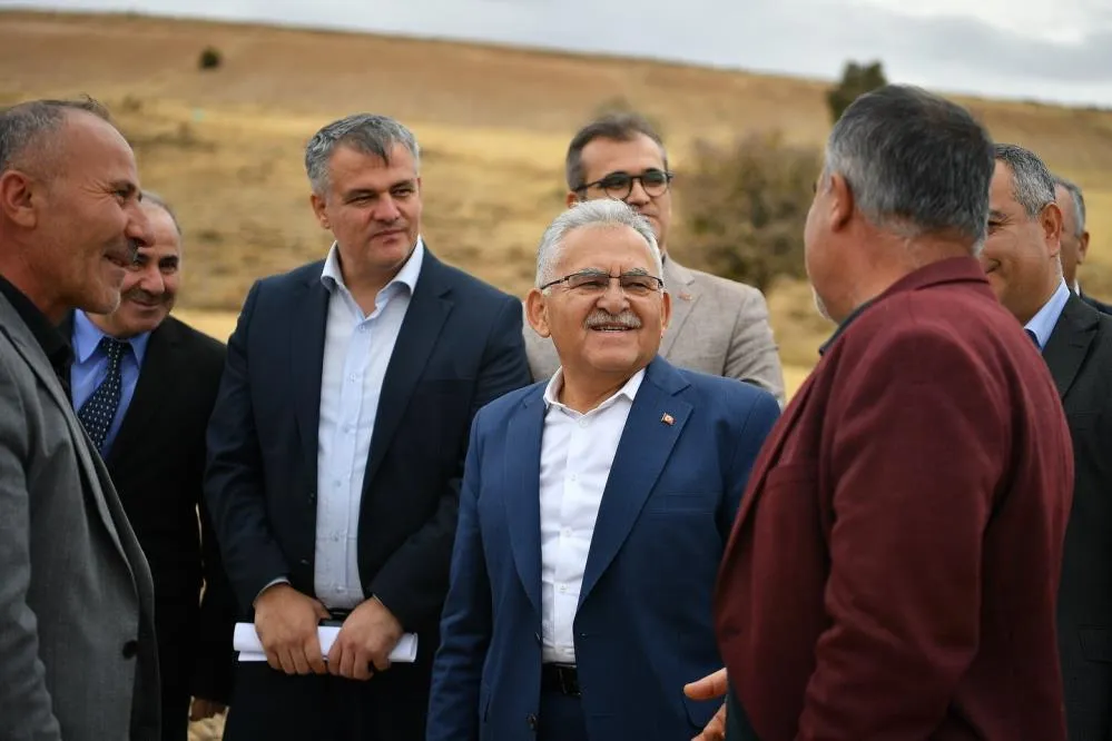 Büyükkılıç’tan Talas ilçesi kırsal mahallelerinde yatırım incelemesi