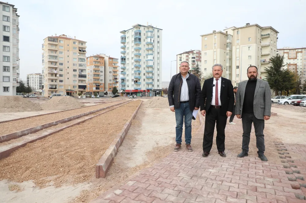 Melikgazi Belediyesinden 30 Ağustos Mahallesi’ne yeni park