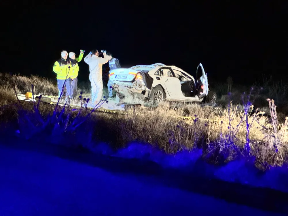 Şarampole devrilen otomobilin sürücüsü hayatını kaybetti