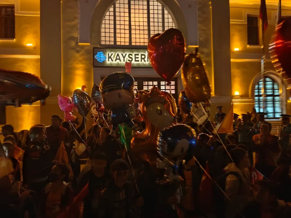 Lösemi savaşçıları Umut Treni ile Kayseri’ye geldi