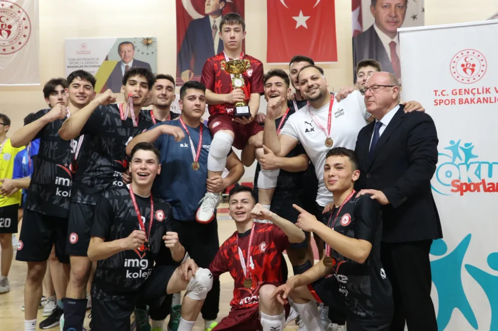Kayseri Okul Sporları Voleybol Genç Erkekler müsabakaları tamamlandı