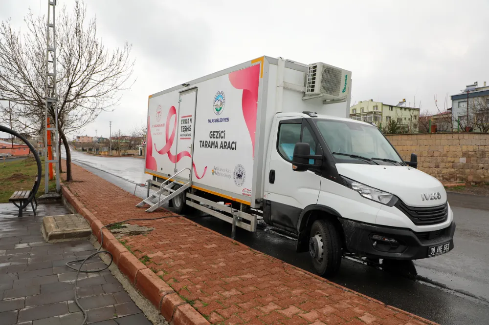 Talas’ın ’Gezici Kanser Tarama Aracı’ büyük hizmet sağladı