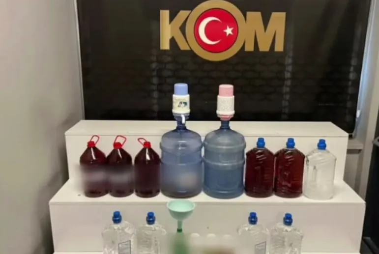 Sahte içki operasyonunda 1 şüpheli gözaltında!