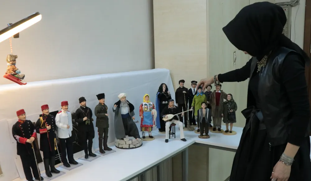 Polimer kil ile Atatürk ve Yeşilçam efsaneleri hayat buluyor