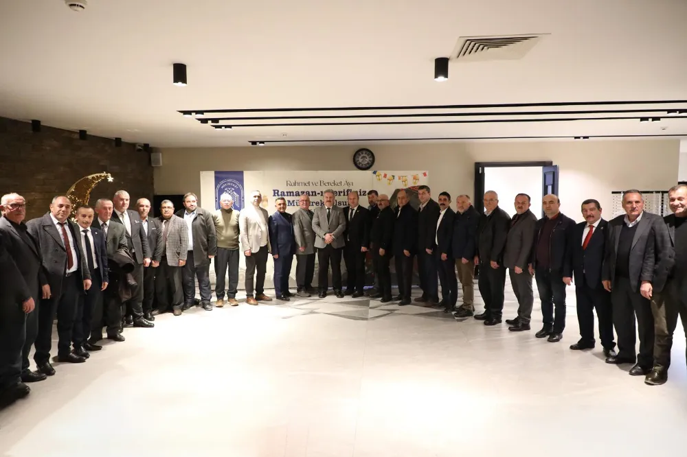 Başkan Palancıoğlu, muhtarlarla iftar sofrasında buluştu