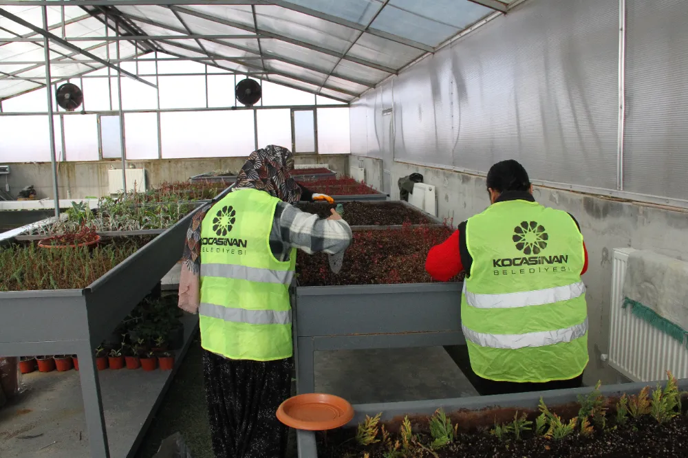 Yükümlü kadınlar meslek öğreniyor